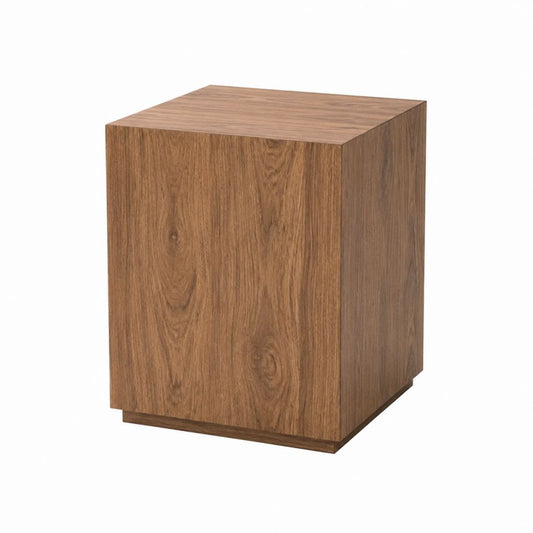 Beistelltisch Nussbraun aus MDF rechteckig 45 x 45 x 55 cm